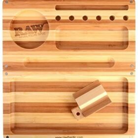 RAW BAMBO BACK FLIP ROLLING TRAY W/MAGNET