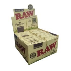 RAW ORGANIC CONNOISSEUR 1 1/4 + TIPS X UNIDAD