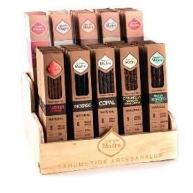 SAHUMERIO NATURAL : INCIENSO, MIRRA, COPAL, RUDA-ROMERO E INCIENSO, CITRONELA NARAJA PS