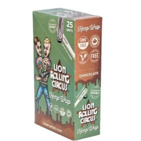 LION HEMP WRAP CHOCOLATE X UNIDAD
