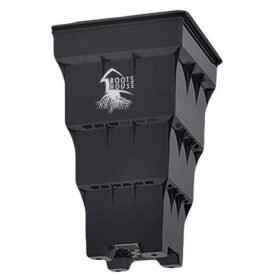 MACETA ROOTS HOUSE NEGRA  (18 LT)