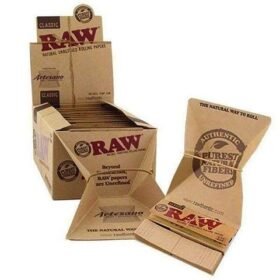 RAW ARTESANO 1 1/4 + TIPS X UNIDAD