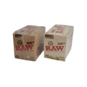 RAW CLASSIC/ORGANIC 300 LEAVES X UNIDAD