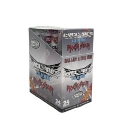 CYCLONES TRANSPARENTES (CHERRY-GRAPE-BLUEBERRY-PEACH) X CAJA