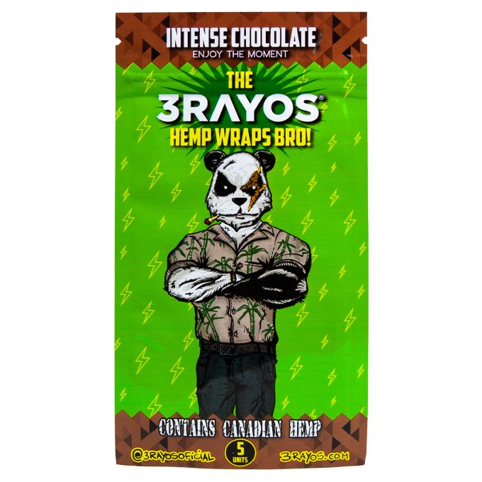 Sedas HEMP Wraps 3Rayos Intense Chocolate X Unidad