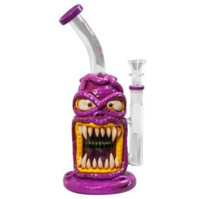 BONG 184 3D PINTADO A MANO CON PERCOLADOR PANAL DE MIEL 26CM