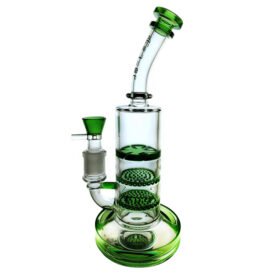 BONG 188 DOBLE PER PANAL DE MIEL + PERC TURBINA 22CM