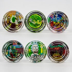 Cenicero De Vidrio Redondo Rick and Morty ASH235